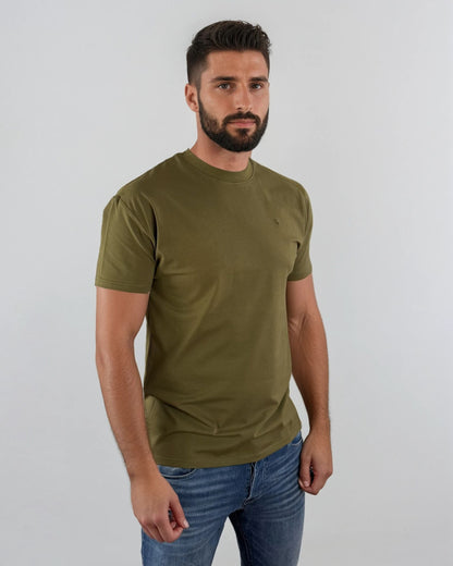 Premium Muscle-Fit T-Shirt Khaki Green