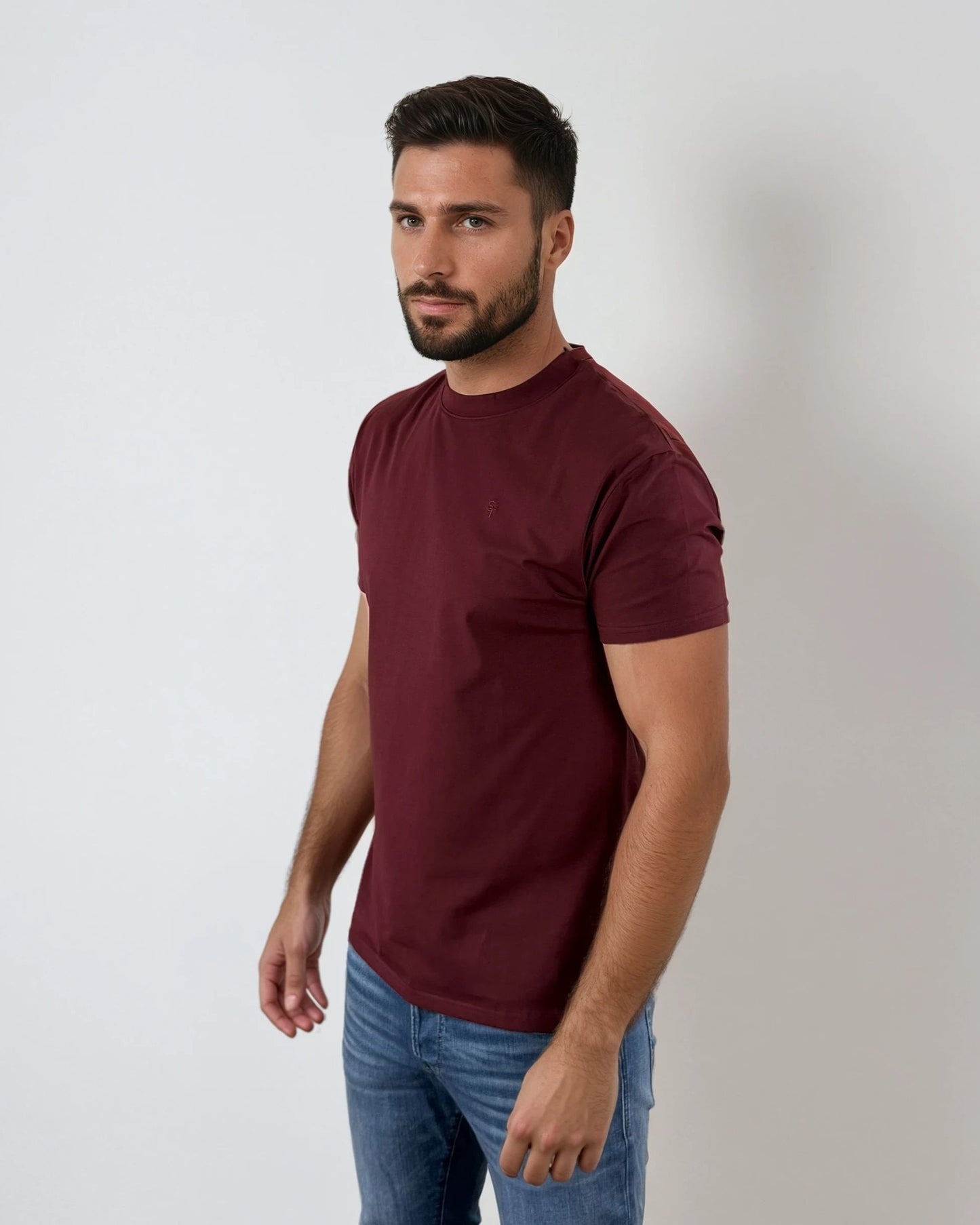 Premium Muscle-Fit T-Shirt Wine