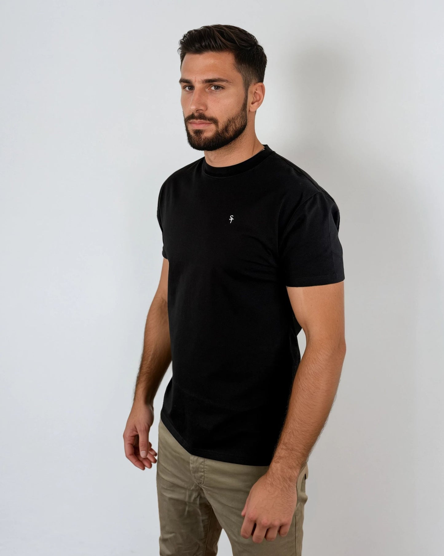 Premium Muscle-Fit T-Shirt Black