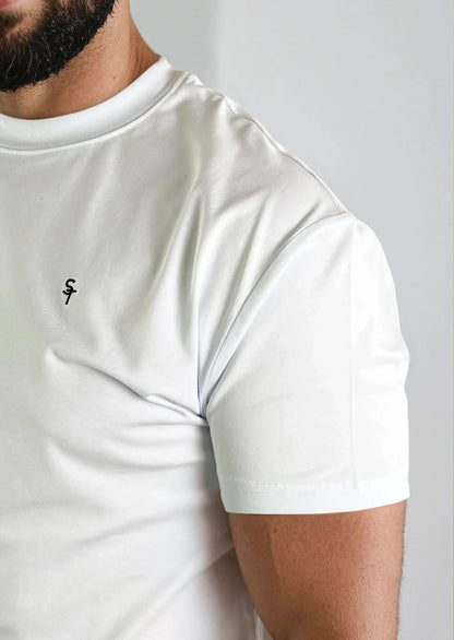 3 Pack Muscle Fit T-Shirt Bundle - White, Wine, Black